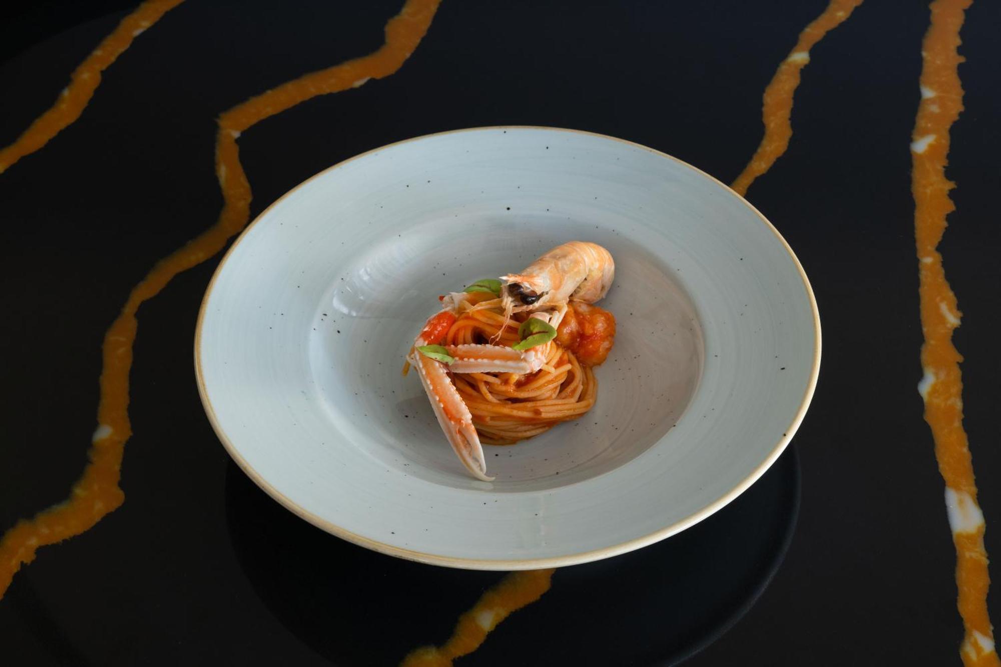 Savoy Beach Hotel & Thermal Spa Bibione Dış mekan fotoğraf Spaghetti alla vodka